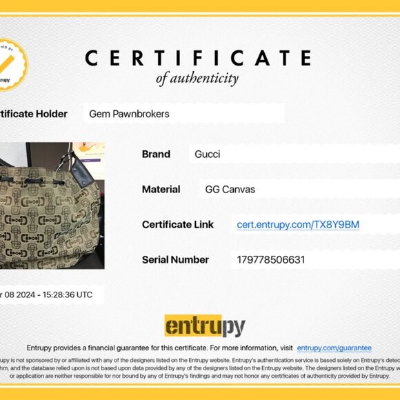 Gucci Horsebit Drawstring Hobo Canvas Leather Trim - Brown - Picture 2 of 16